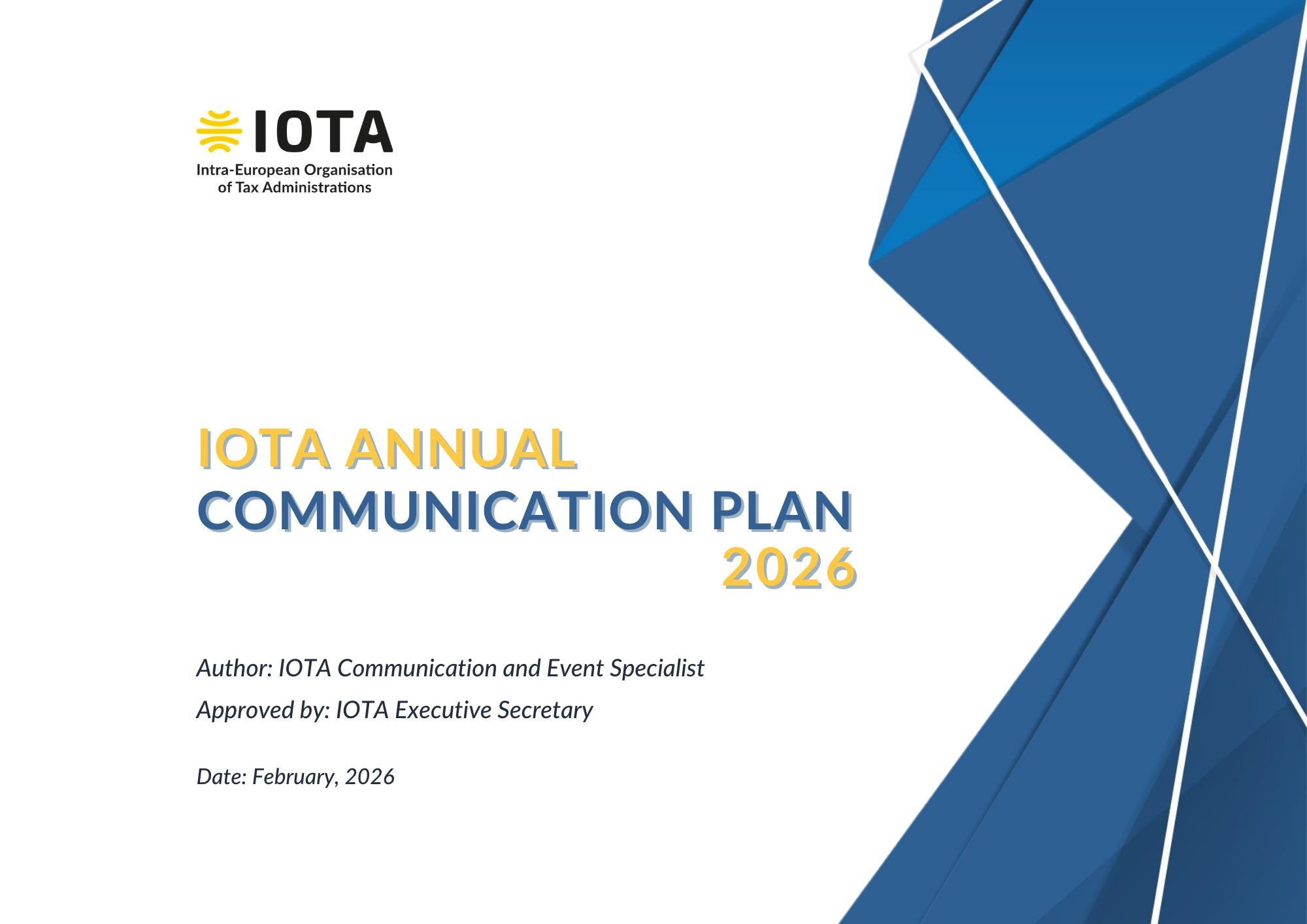 IOTA Communication Action Plan 2026