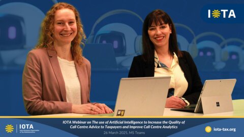 IOTA Webinar on The Use of Artificial Intelligence to Increase the Quality of Call Centre Advice to Taxpayers and Improve Call Centre Analytics