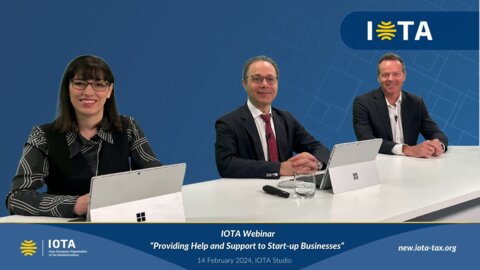 IOTA Webinar "Providing Help and Support to Start-up Businesses"