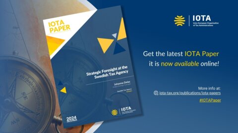 New IOTA Paper from Sweden: Strategic Foresight at the Swedish Tax Agency