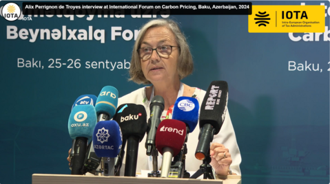 IOTA Executive Secretary at the International Forum on Carbon Pricing in Baku, Azerbaijan