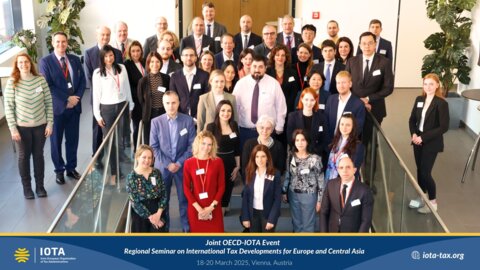 Joint OECD-IOTA Event ‘Regional Seminar on International Tax Developments for Europe and Central Asia’