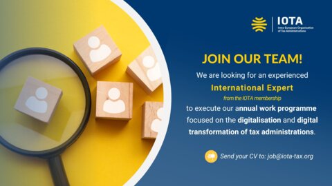 Extended Application Deadline - Job Opening at IOTA: International Expert