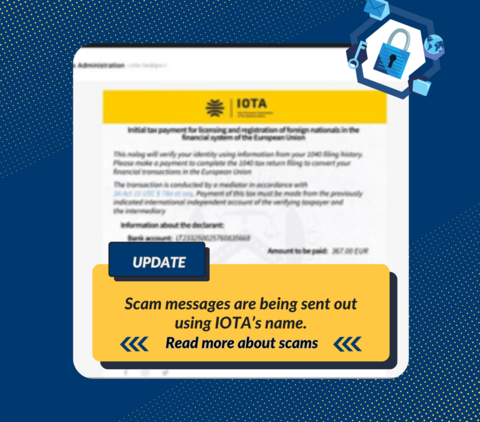 Phishing messages using IOTA’s name