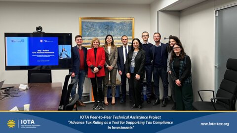 IOTA Peer-to-Peer Technical Assistance Project  “Advance Tax Ruling as a Tool for Supporting Tax Compliance in Investments”