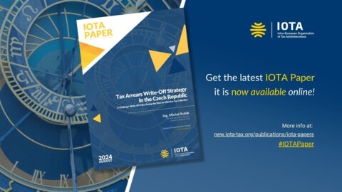 New IOTA Paper by the Czech Republic: Tax Arrears Write-Off Strategy in the Czech Republic